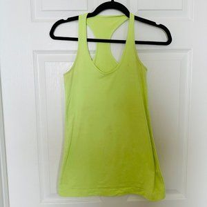 Lululemon Cool Racerback - Neon Yellow/Ray - Size 6
